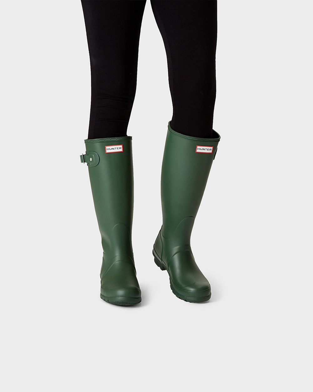 Women Hunter Original | Tall Rain Boots Green | NZ-68574-MWHP